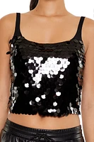 Sequin Crop Top