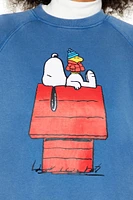 Snoopy Graphic Fleece Pullover