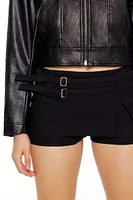 Buckled Micro Mini Skort