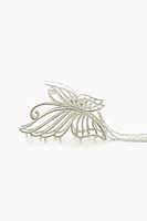 Faux Pearl Butterfly Hair Clip