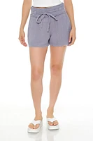 Gauze Tie-Waist Shorts