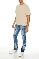 Broken Heart Slim-Fit Jeans