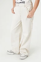 Girls Wide-Leg Utility Pants (Kids)