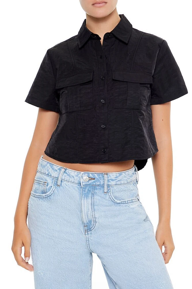 Cropped Pocket Shirt