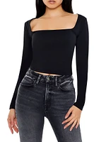 Sculpt Shape Square-Neck Top