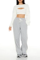 Striped Drawstring Sweatpants