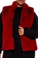 Plus Faux Fur Vest