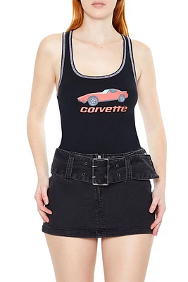 Ribbed-Knit Corvette Tank Top