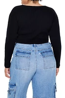 Plus Thermal Crop Top