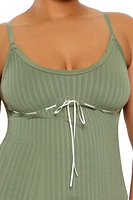 Plus Ribbon-Trim Cami