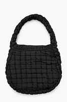 Quilted Nylon Tote Bag