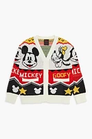 Girls Mickey & Goofy Cardigan Sweater (Kids)