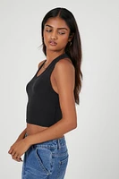 Crisscross Cropped Tank Top