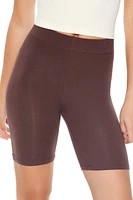 Cotton-Blend Biker Shorts