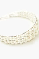 Rhinestone Faux Pearl Headband