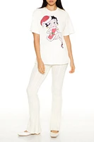 Rhinestone Santa Betty Boop Tee