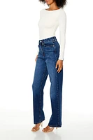 Curvy 90s-Fit Wide-Leg Jeans