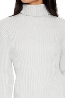 Turtleneck Mini Sweater Dress