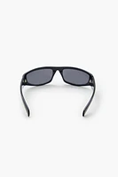 Tinted Rectangular Frame Sunglasses