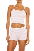 Seamless Striped Lingerie Cami