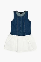 Girls Denim Combo Dress (Kids)
