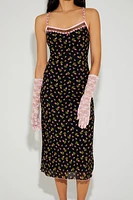 Betsey Johnson Floral Midi Dress