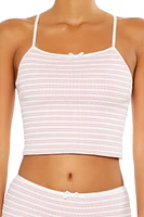 Seamless Striped Lingerie Cami