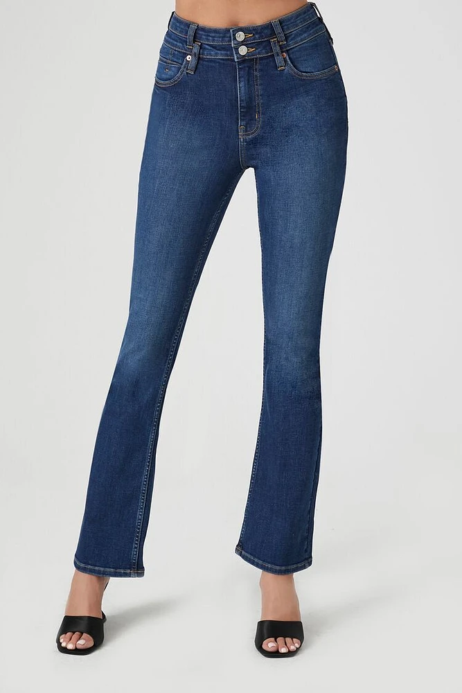 Denim High-Rise Bootcut Jeans