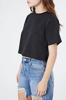 Boxy Cropped Crew Tee