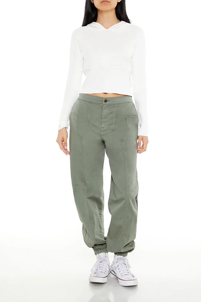 Seamed High-Rise Joggers