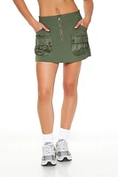 Active Zip-Up Cargo Skort