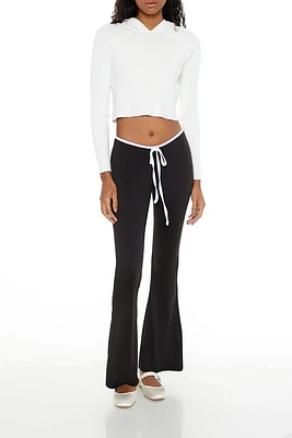 Tie-Waist Flare Leggings