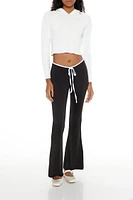 Tie-Waist Flare Leggings