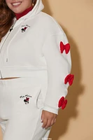 Plus Disney Minnie Mouse Bow Zip-Up Hoodie