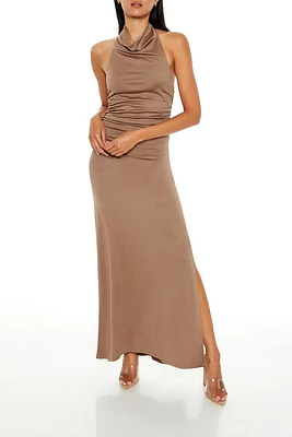 Halter Bodycon Maxi Dress