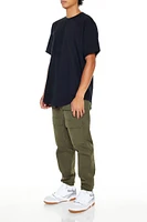 Slim-Fit Drawstring Cargo Joggers