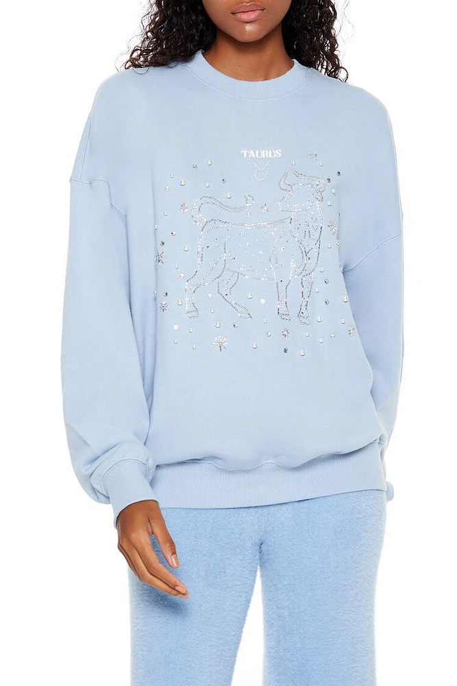 Beaded Taurus Pullover