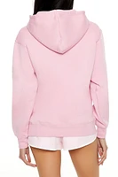 Fleece Drawstring Hoodie