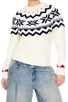 Geo Print Sweater