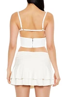 Cutout Corset Cropped Cami