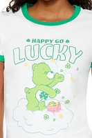 Happy Go Lucky Ringer Tee