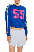 55 Graphic Cropped Pullover