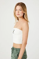 Embroidered New York City Tube Top