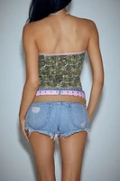 Bratz Camo Lace-Up Tube Top