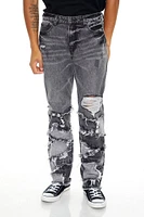 Reworked Destroyed Slim-Fit Jeans