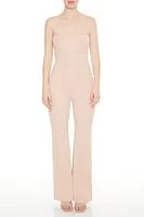 Strapless Flare Jumpsuit