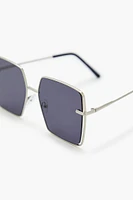 Square Flat Lens Sunglasses