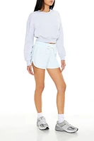 French Terry Drawstring Ringer Shorts