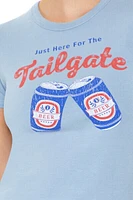 Just Here For the Tailgate Baby Tee