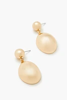 Tiered Oval Drop Earrings